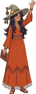 Bookish host waving hello